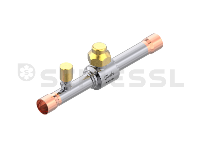 Danfoss Kugelabsperrventil 50bar GBC 16L 5/8'' 16mm mit Schrader