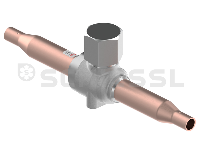 Danfoss Kugelabsperrventil CO2 90bar GBC6sH   6mm löt, o. Schrader