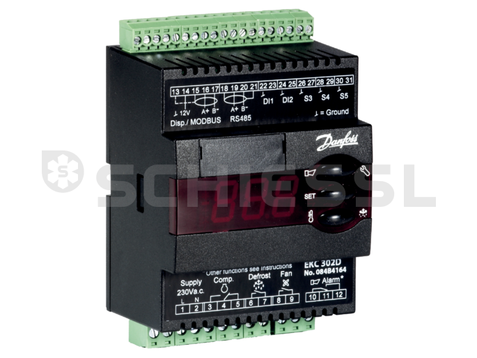Danfoss controller di refrigerazione senza sensore EKC 302D 230V  084B4164