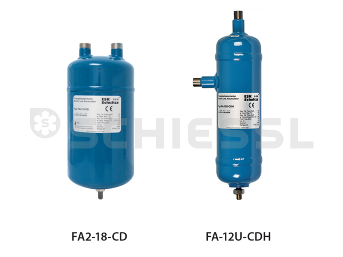 ESK liquid separator CO2 FA2-22-CD 22mm 45bar