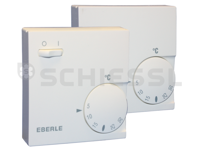 Eberle Thermostat RTR-E 6763 0/+30C reinweiß