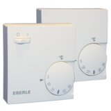 Eberle Thermostat RTR-E 6763 0/+30C reinweiß