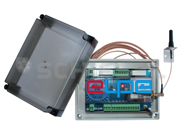 Microprocessor for remote monitoring SSMRG V.2 (4 inputs / 4 outputs, 2 analog)