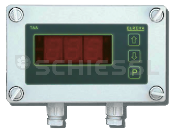 Elreha LCD temperature display TAA 2130 IP54 230V