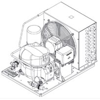 Embraco condensing unit R290 UNEU2168U 230V
