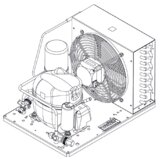 Embraco condensing unit R134a UNEU6187Z 230V