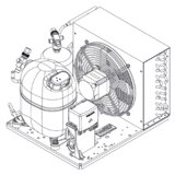 Embraco condensing unit R404A UNJ2212GK 230V