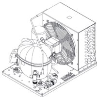 Embraco condensing unit R404A UNT2178GK 230V