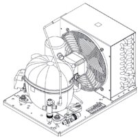 Embraco condensing unit R404A UNT2180GK 230V