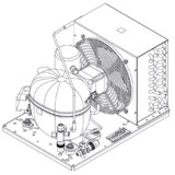 Embraco condensing unit R290 UNT2180U 230V