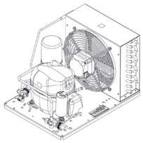 Embraco condensing unit R290 UNEU6210U 230V