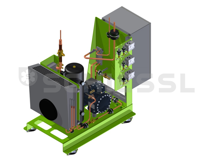 Euro Line compressor kit Slim Rack EV1DO-SR-CO2-CDS101B