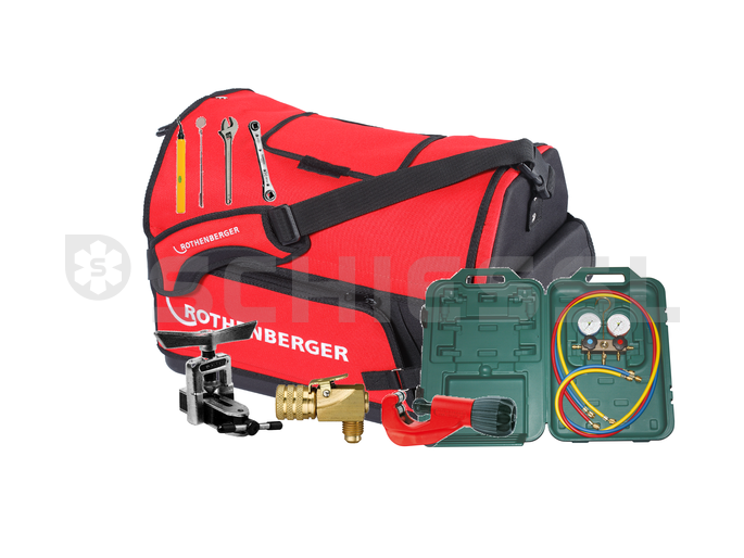 Schiessl tool starter set with bag and manifold
