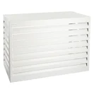 Evolar Sichtschutz Gehäuse Tower Lamellen Weiss 1600x1200x650mm