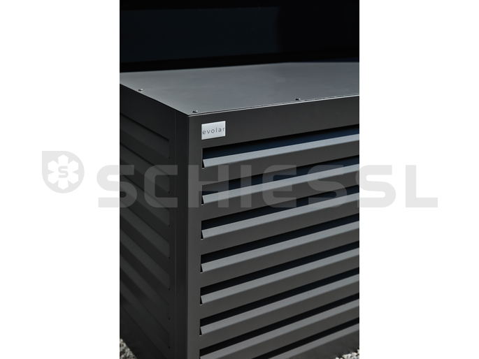 Evolar Sichtschutz Gehäuse Tower Lamellen Anthrazit 1600x1200x650mm