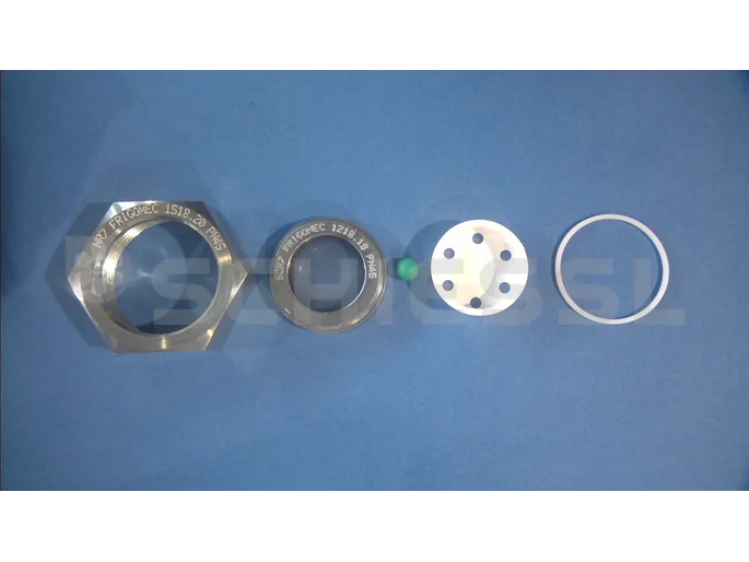 Frigomec Schauglas Einsatz SGR7 Teflon-Körbchen