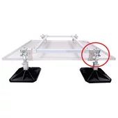 GUS - holder set for Bigfoot system 40 4 brackets 40x40mm including screws