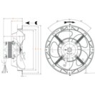 Glems ventilatore assiale GT5,5R-200