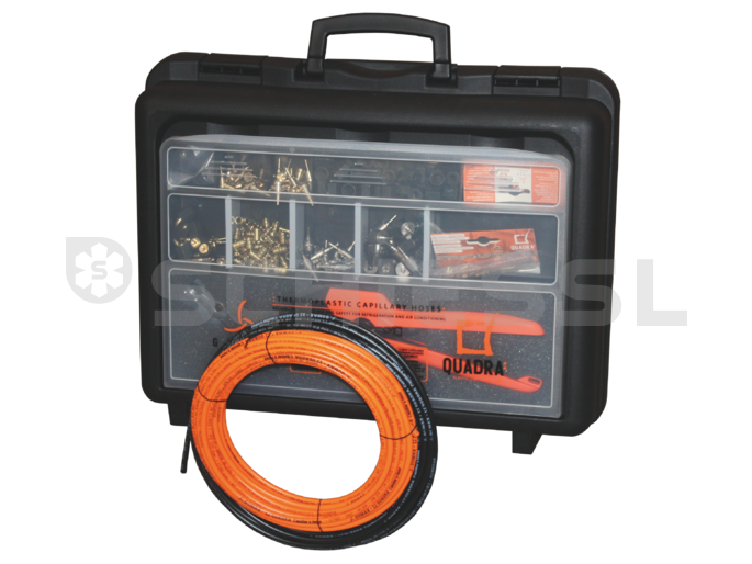 Gomax service case with hose 2mm, pliers &amp; press connections