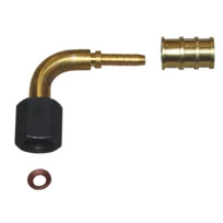 Gomax press connection without opener 4mm, curved XCA02M