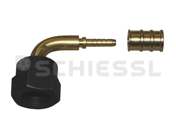 Gomax press connection 5/8 UNF KCA04M Quadra DN4, 90 ° (1Pg. = 10pcs.)