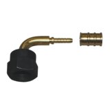 Gomax press connection 5/8 UNF KCA04M Quadra DN4, 90 ° (1Pg. = 10pcs.)