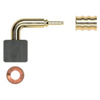 Gomax Press-Anschluss 7/16 UNF KCA02C Quadra DN2 90 Grad (Pack=10Stck)