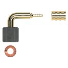 Gomax press connection 7/16 UNF KCA02C Quadra DN2, 90 ° (1Pg. = 10pcs.)