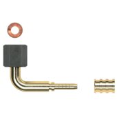 Gomax press connection 7/16 UNF KCA02M Quadra DN4, 90 ° (1Pg. = 10pcs.)