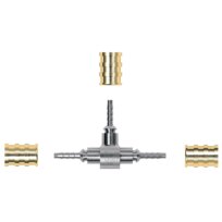 Gomax press connection KPB0C1 Quadra DN2, T-piece (1Pg. = 10pcs.)