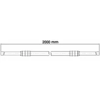Gomax flex. Refrigerant line CHT200 DN6 2000mm solder/solder (orange)