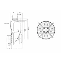 Güntner Ventilatoreinheit kompl. 400V VT019U FB045-SDK.4C.6S LE f.GVH/GVV