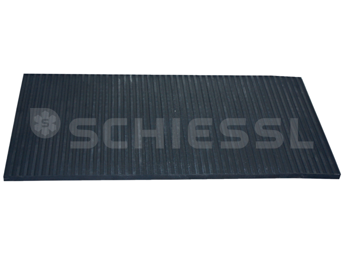 Corrugated Rubber Plate size 500 x 250 x 10 mm