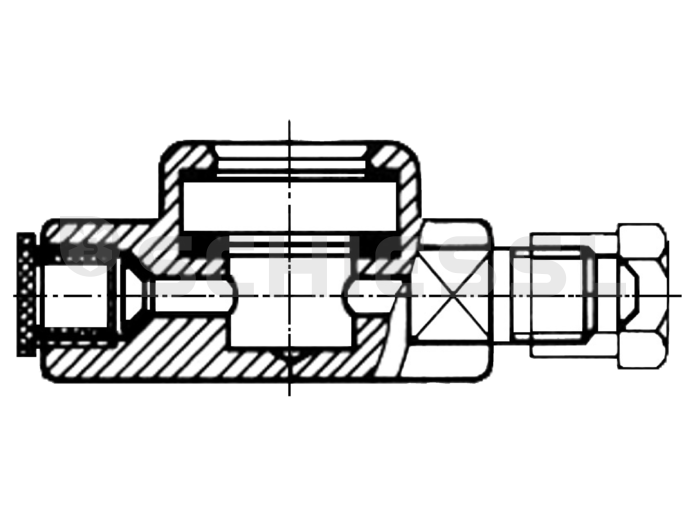 Hansa Schauglas m.Indikator FI 3/4'' UNF i/a  2413312050