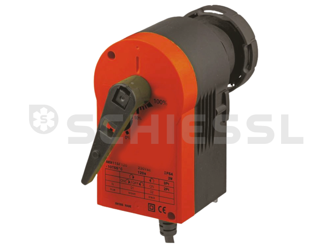 Herz Drehantrieb für 24V, AC/DC f. Zweiweg Regulierkugelhahn