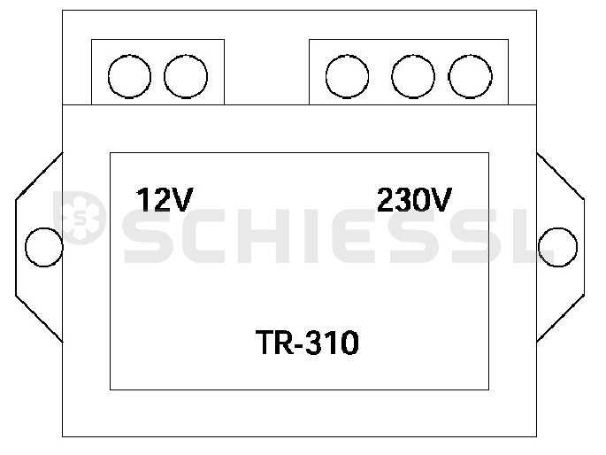 Honeywell trasformatore esterno TR 310 per PCR 310/410