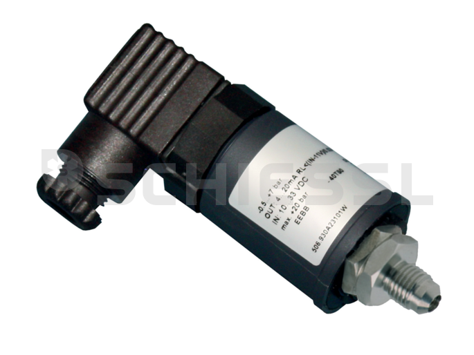 Huba pressure transmitter 506 7/16 UNF outside 0-25bar 4-20mA w. cable feedthrough 506.932A13121W