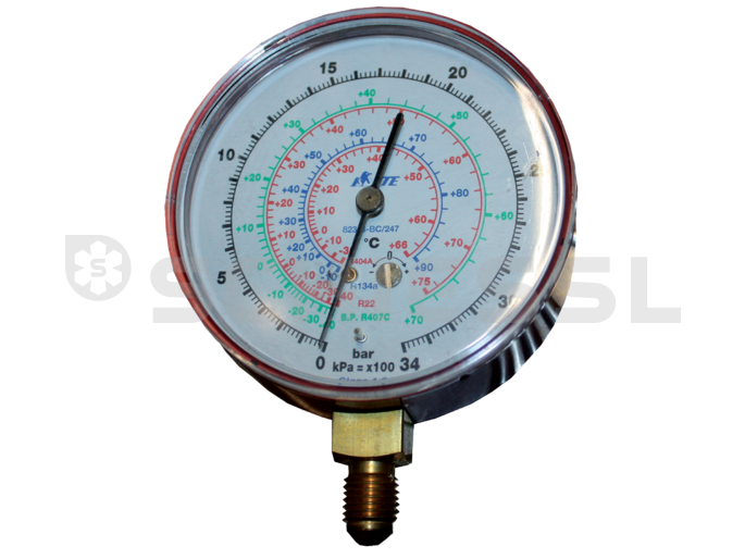 ITE pressure manometer class 1.0 823-WM-BPC/410 R410A (RH)