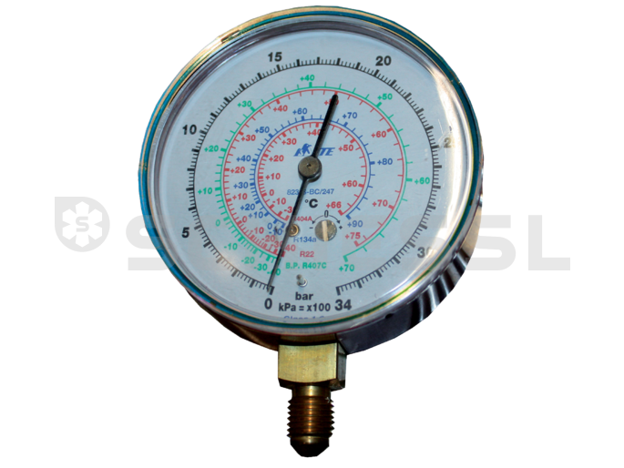 ITE suction manometer class 1.0 825-SERIE-1,0-BC/447 R134a/404A/407C/507