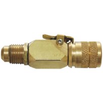 Quick coupling w. schrader valve straight 26-C 1/2"-20UNF (5/16"SAE) R410A