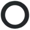 Flat gasket f. 16-C+17-C knurled nut