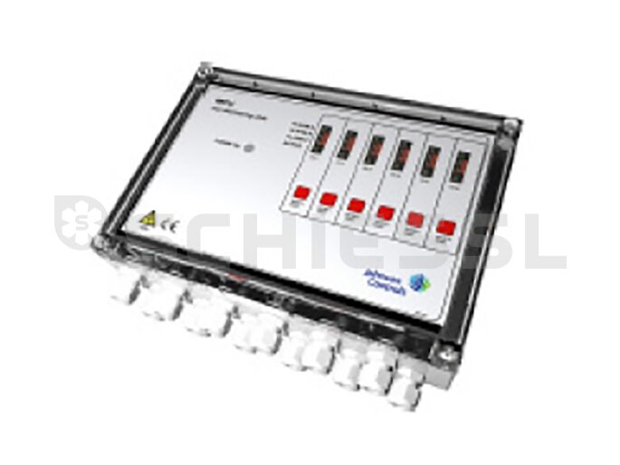 JCI gas warning control unit MPU2C: 2 channels, 230VAC / 24VDC, IP66