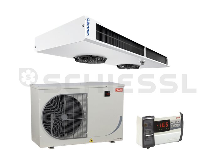 A2L Kälte Set Slim Pack NK /  R455A 10m³ OP-MSTM012DPW09G / GAMC 020.1/AK-RC 205C