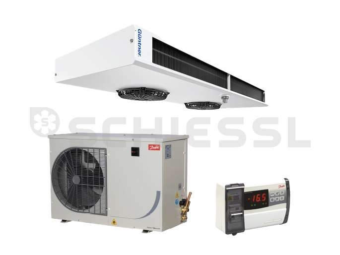 A2L Kälte Set Slim Pack NK /  R455A 20m³ OP-MSTM021DXW09G / GASC 031.1/AK-RC 205C