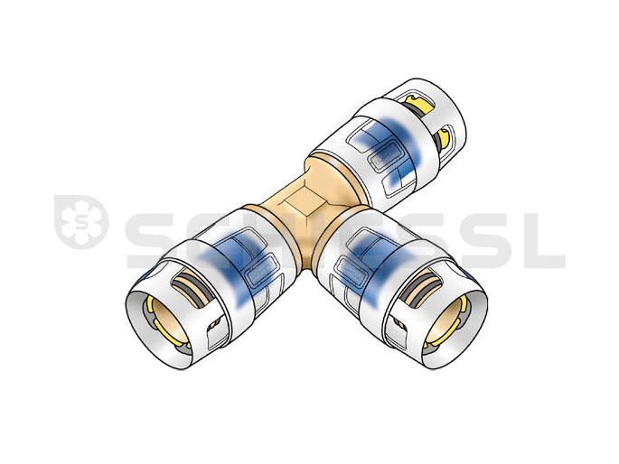 Ke Kelit KELOX-Protec Clix T-Stück KMP440X - 25/20/25