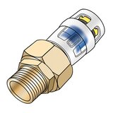 Ke Kelit KELOX-Protec Clix Holländer KMP451X - 16x1/2'' - mit AG