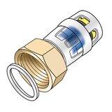 Ke Kelit KELOX-Protec Clix Verschraubung KMP445X - 16x1/2'' - mit IG