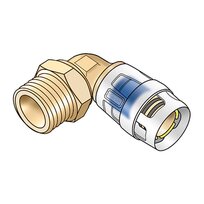 Ke Kelit KELOX-Protec Clix - mit AG KMP460X - 16x1/2'' - Übergangswinkel 90°