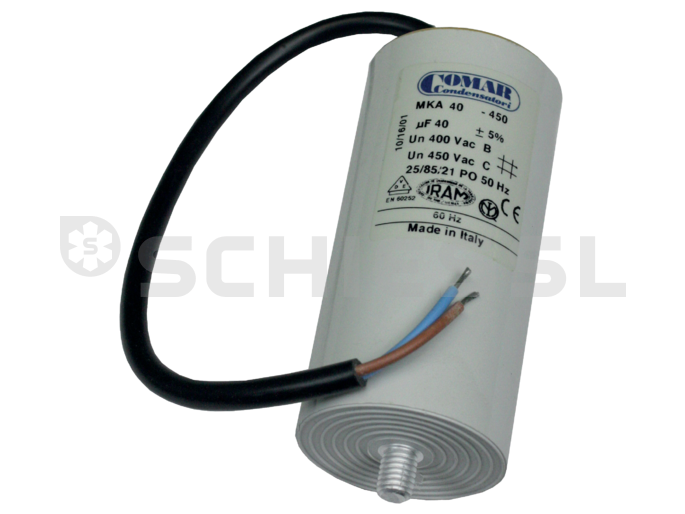 Kelvion capacitor with mounting material C-10 for operation S f. DP (C) 031/041