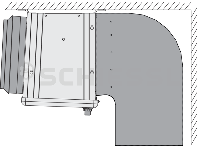 Kelvion defrosting hood SG 35-1